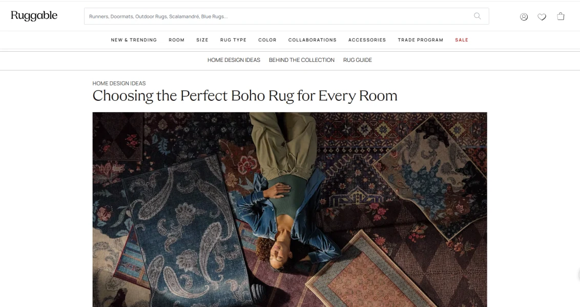 blog page