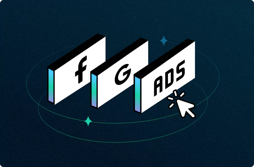 Social media and ads blocks for the ultimate guide to cross channel attribution 2024 - by TrueProfit