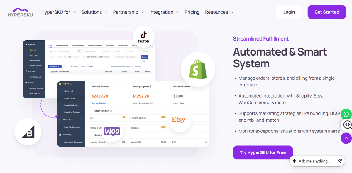 HyperSKU homepage
