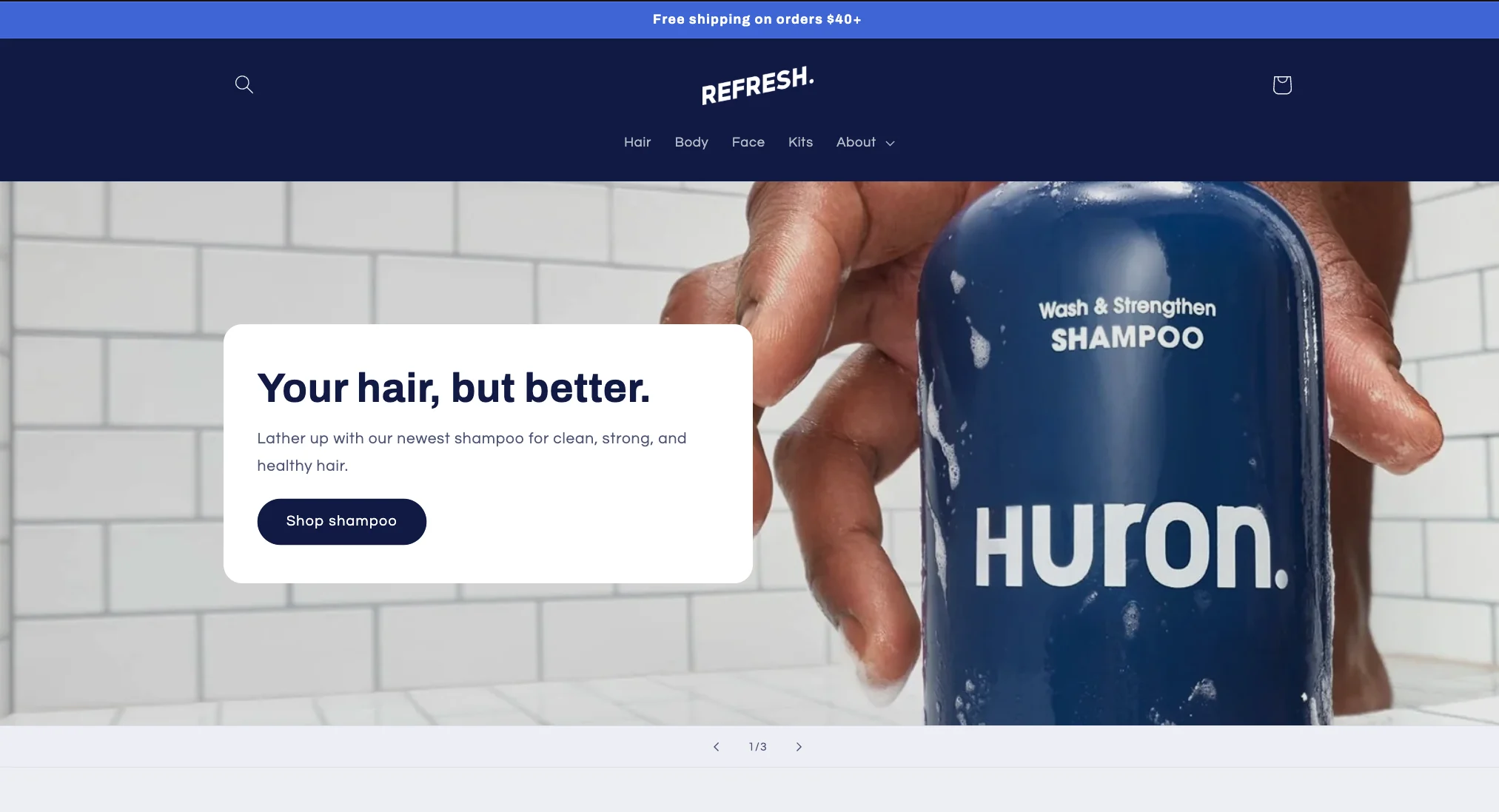 Refresh Shopify Theme