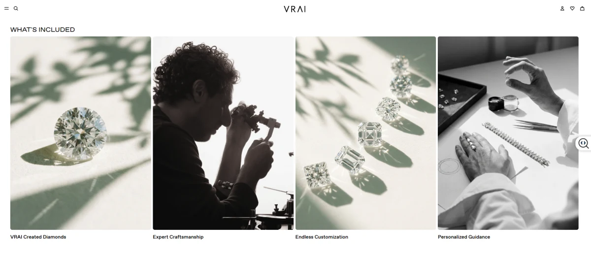 VRAI product range example