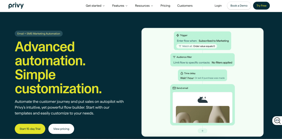 Privy homepage