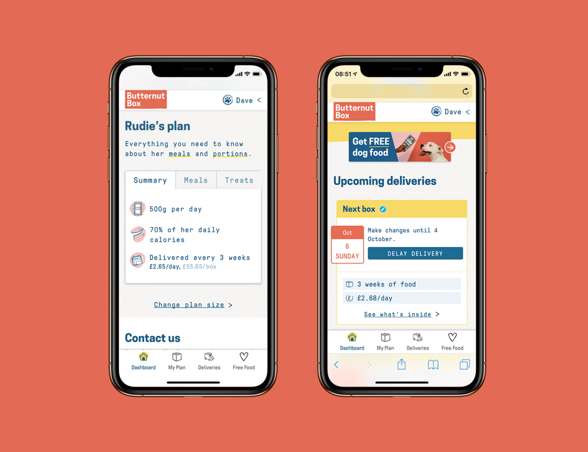 navigation on mobile version