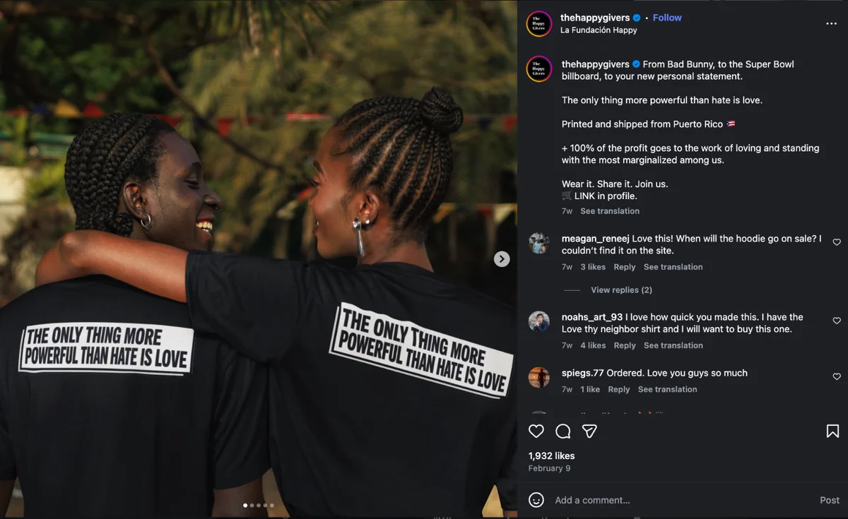 Story telling from the Happey Givers page