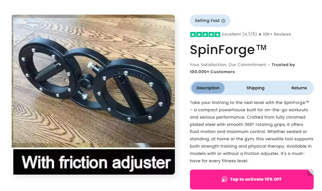 Rotator burn machine