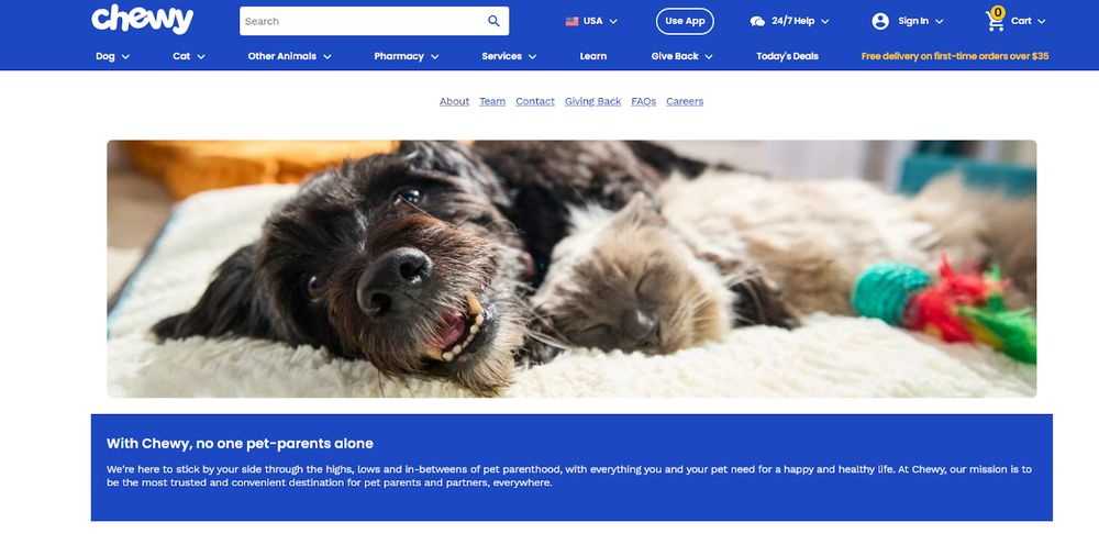 Set up about us page for free