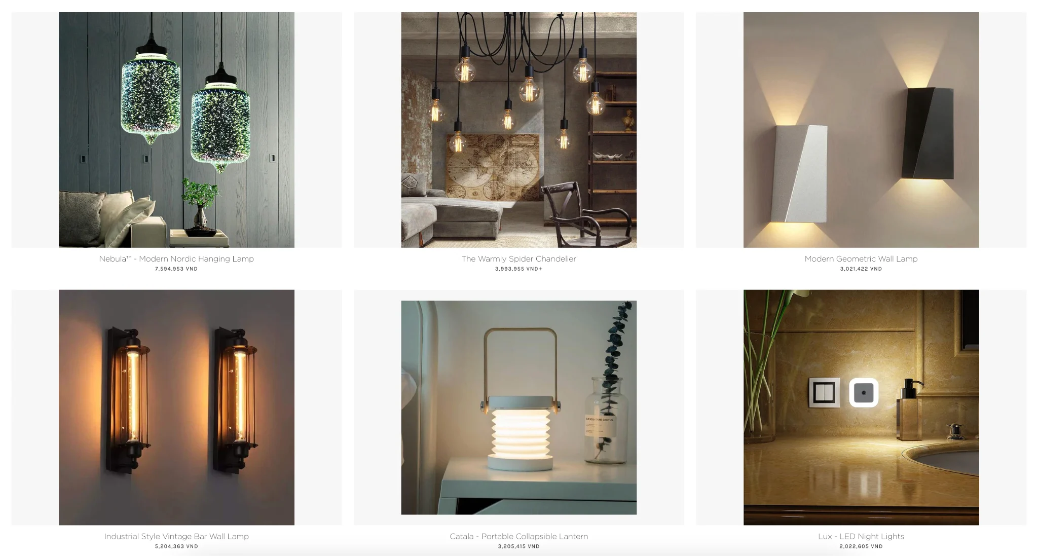 Warmly product category page