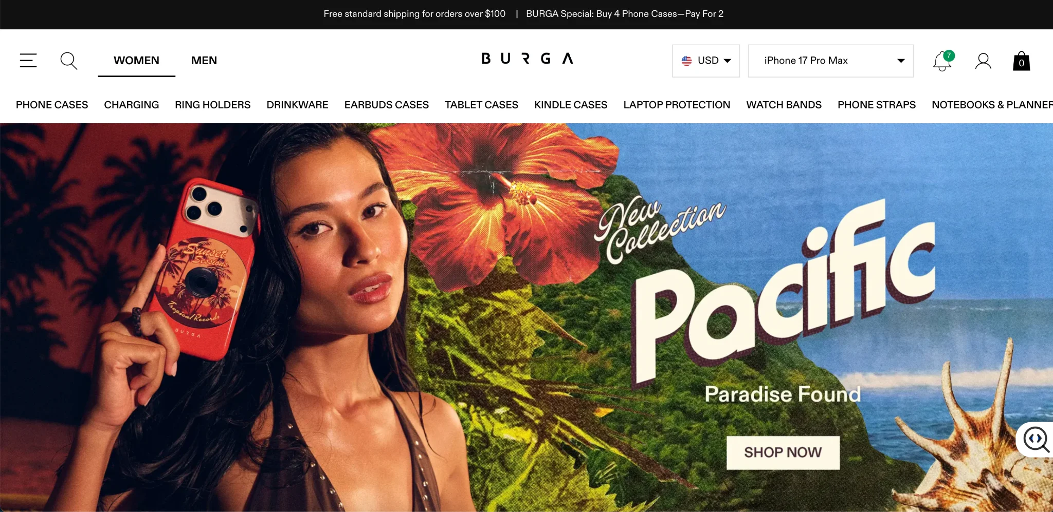 Burga homepage