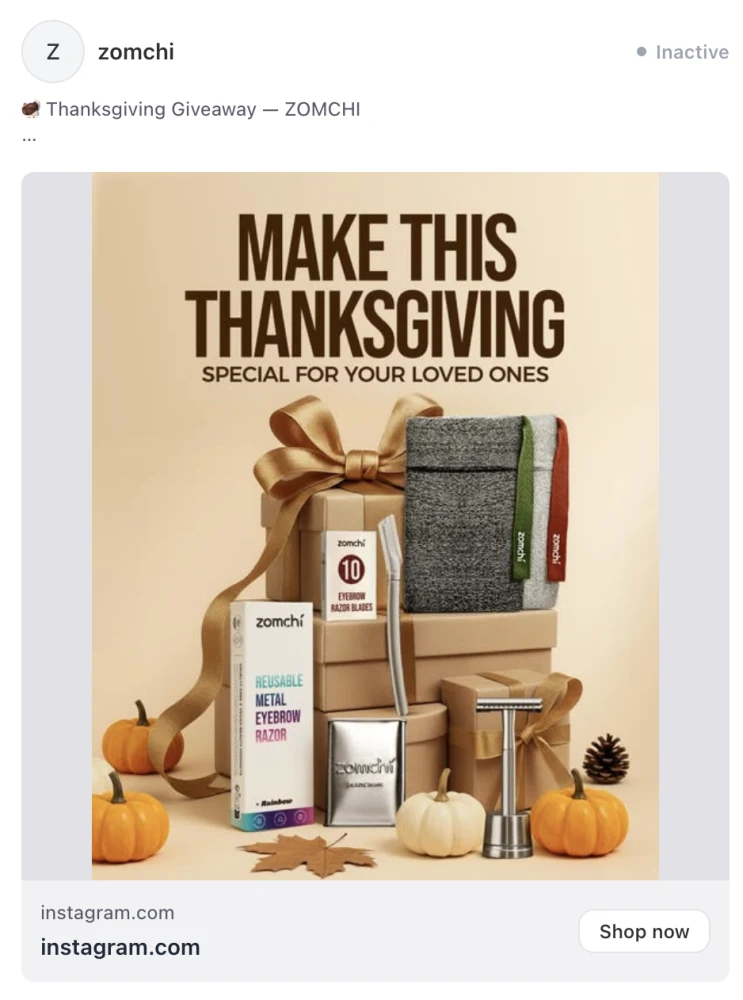 Friendsgiving-themed product bundle