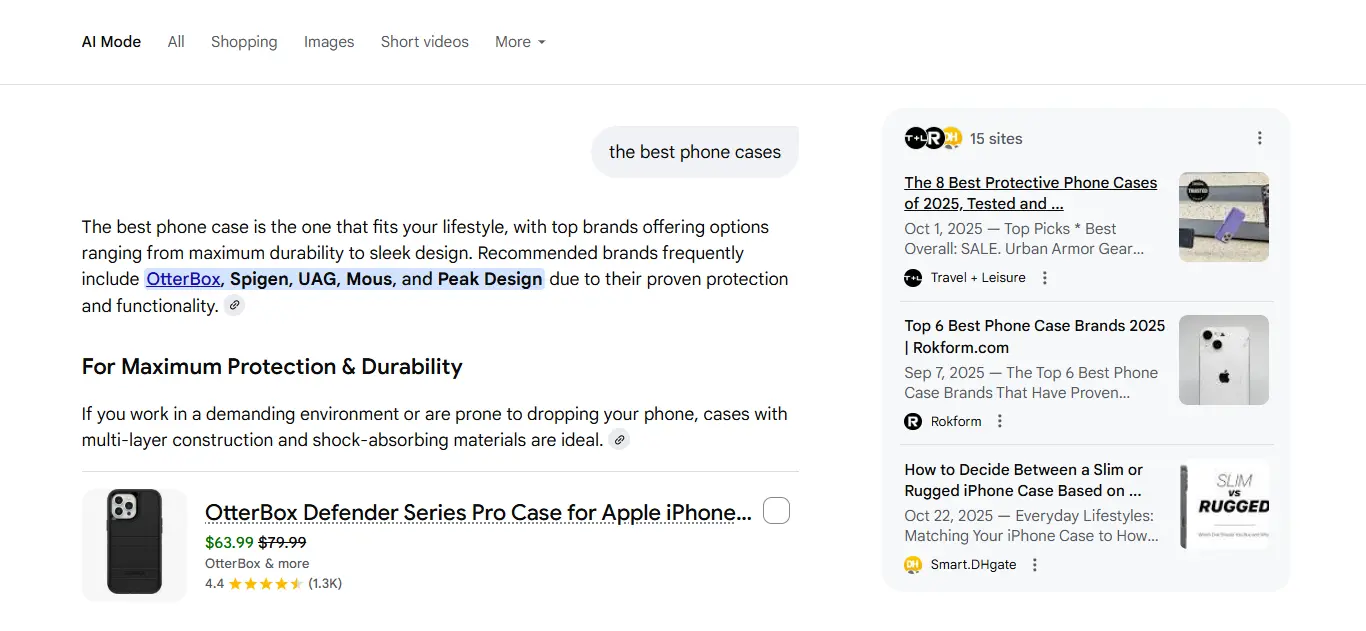 AI overview citation example
