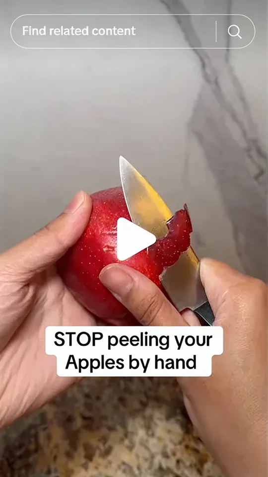 A TikTok Video Using the “Problem-Solution” Hook by @KitchHacks