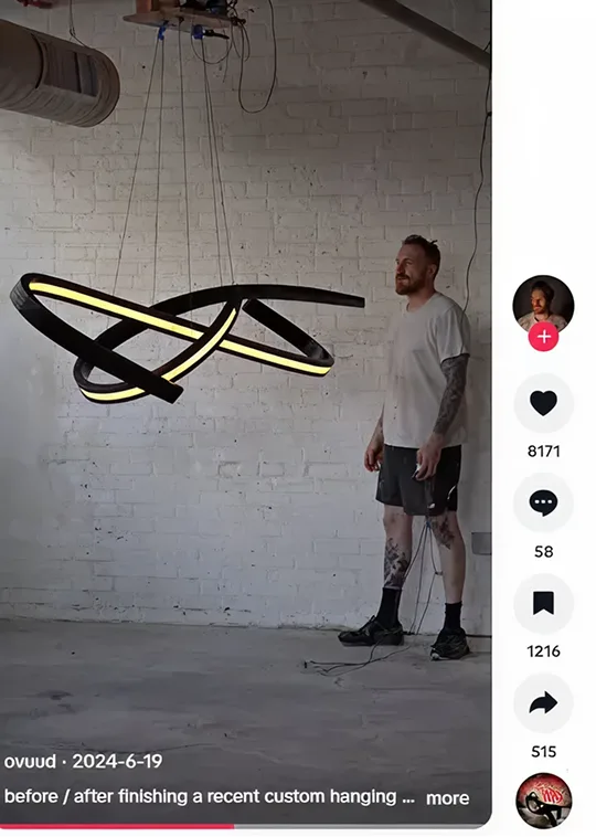 A Before and After Transition Video by @OVUUD on TikTok