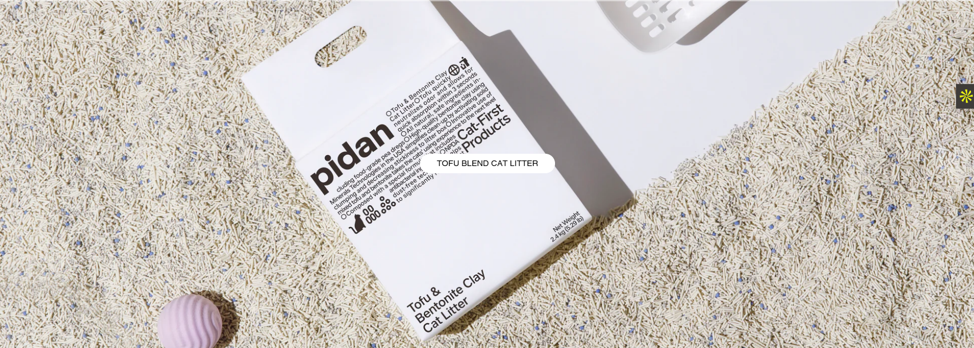Litière de tofu pour chats