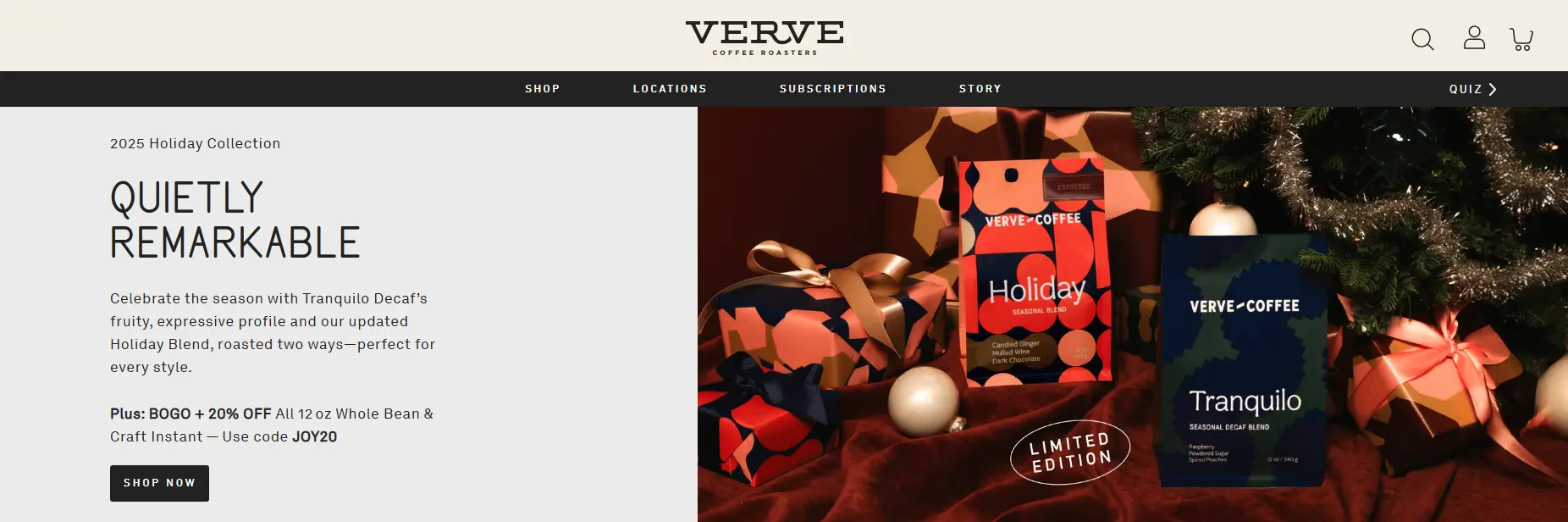 verve coffee website