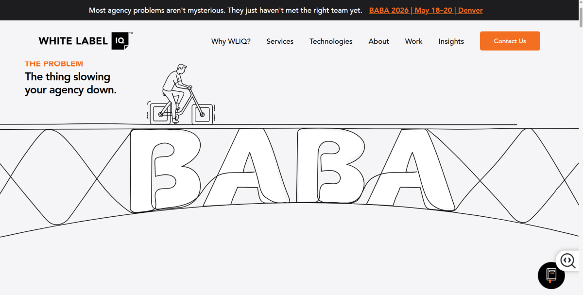 White Label IQ homepage